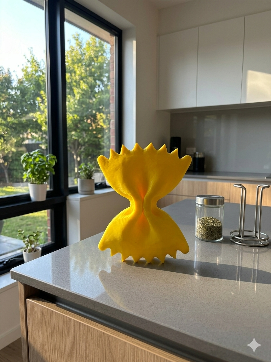 Kitchen vase farfalle shaped (#29)