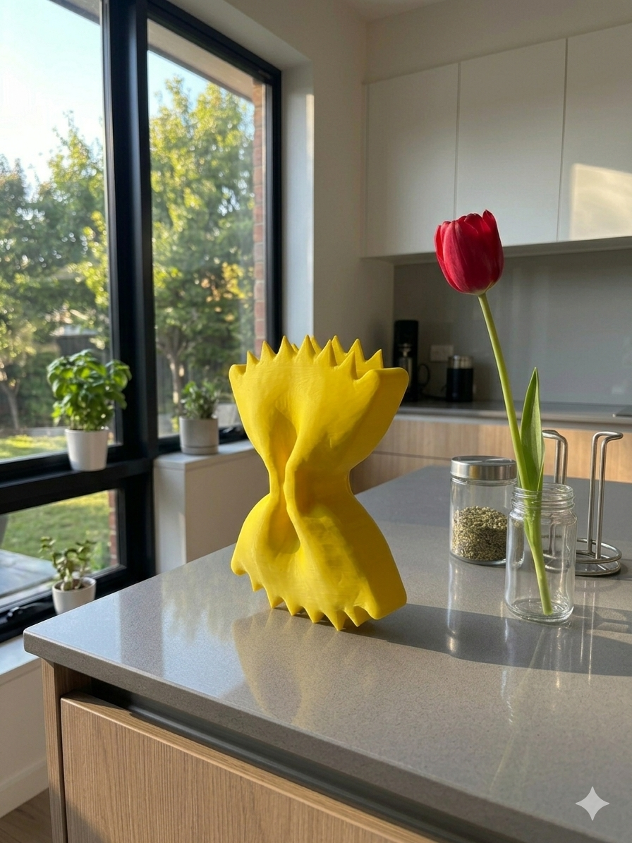 Kitchen vase farfalle shaped (#29)