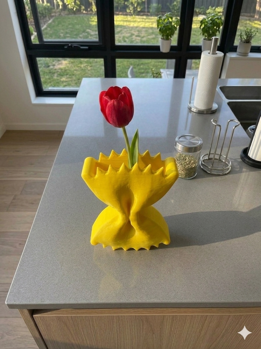 Kitchen vase farfalle shaped (#29)