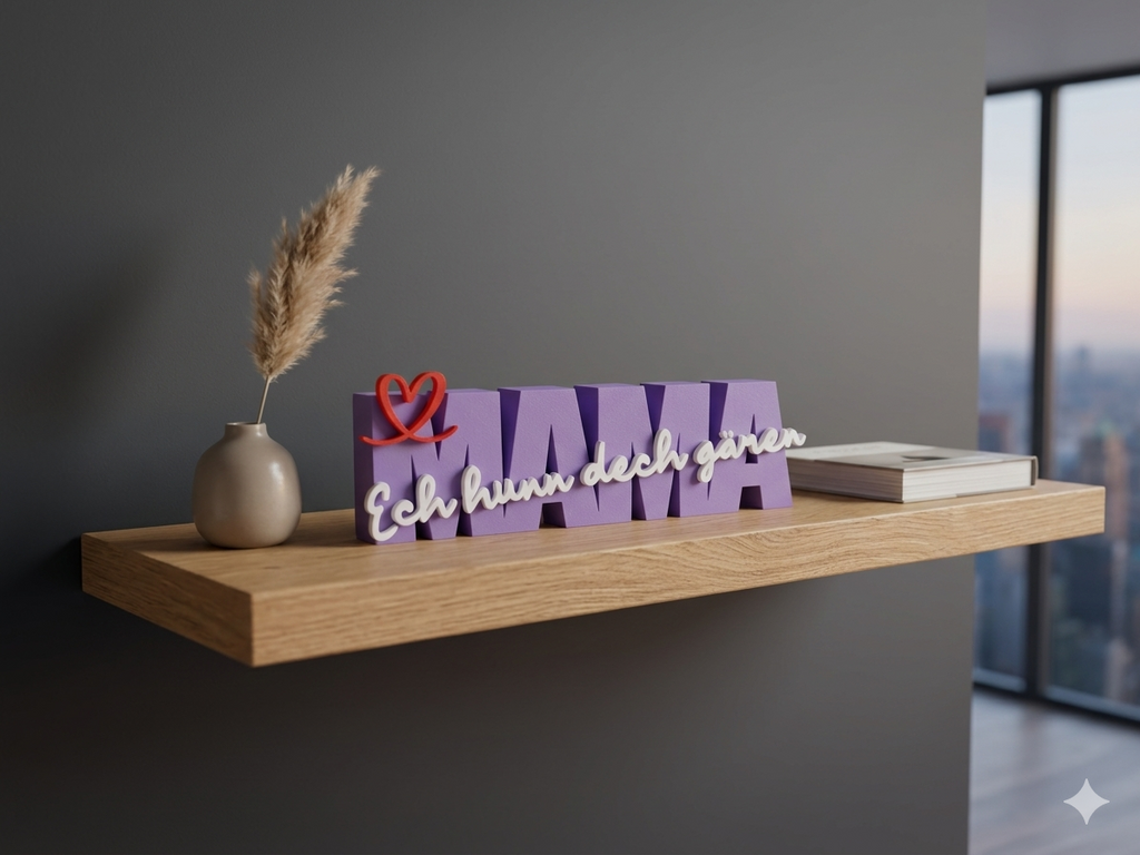 3D Decorative Sign – The Perfect Gift for Mother’s Day (#10L)