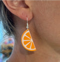 EARRINGS "ORANGE" slice