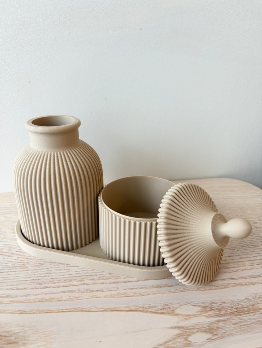 Decorative pots with tray (#19)
