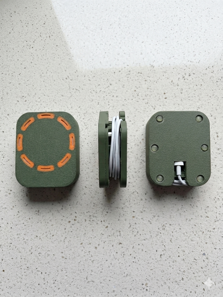 Travel Smartphone Stand with Integrated Magnetic Charger (#05)