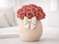 Elegant Egg Vase with Decorative Bow – 3D Printed Design (#35)
